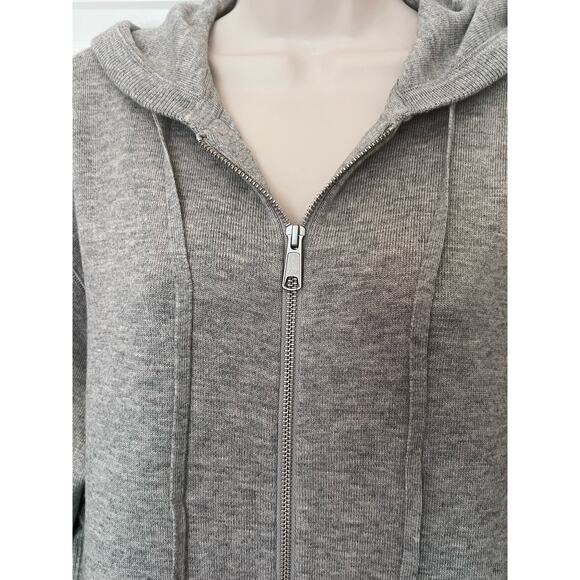 Thakoon Gray Zip Sweatshirt, Size M, NWT - Picture 2 of 7